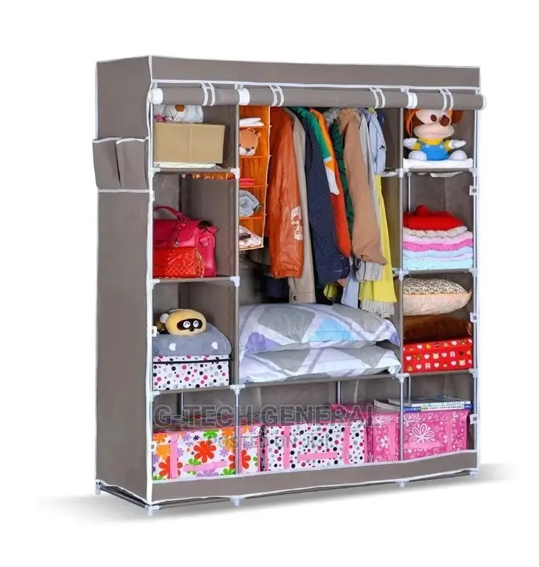 Generic Foldable 3 Column Wardrobe
