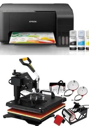 Combo 8in1 Heatpress and Printer