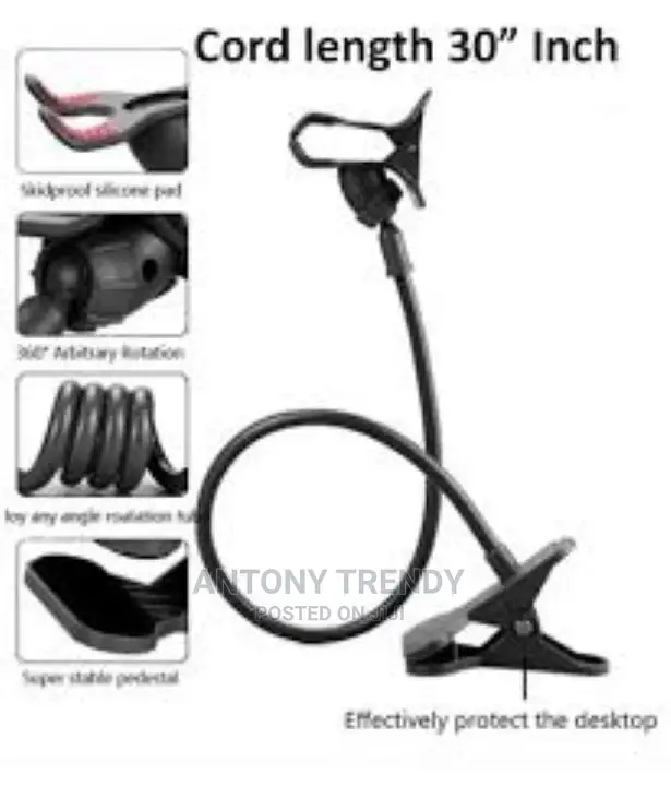 Universal Lazy Bed Desktop Car Stand Mount Holder for Cell P
