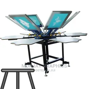 Screen Printing 6 Stations 6 Colors