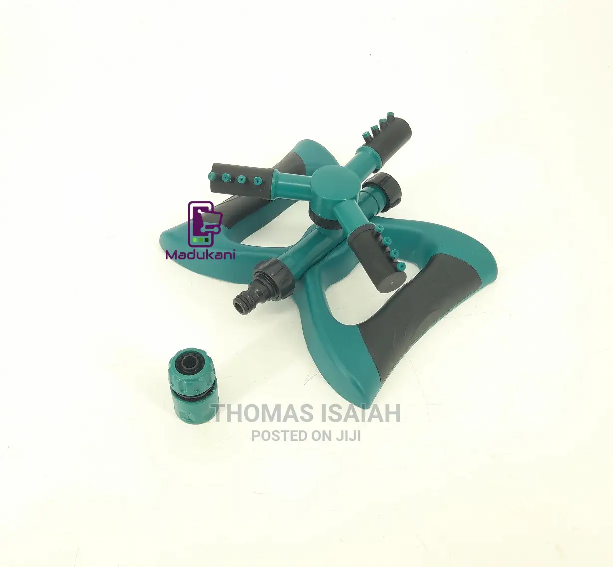 Home Lawn Garden Impact Sprinkler With Hose Pipe Connector
