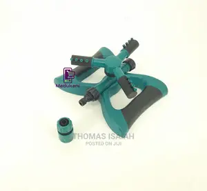Home Lawn Garden Impact Sprinkler With Hose Pipe Connector