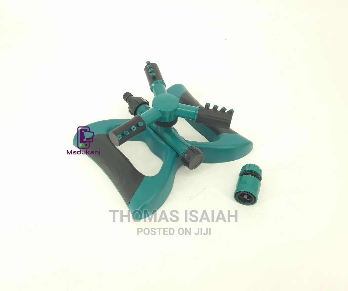 Home Lawn Garden Impact Sprinkler With Hose Pipe Connector