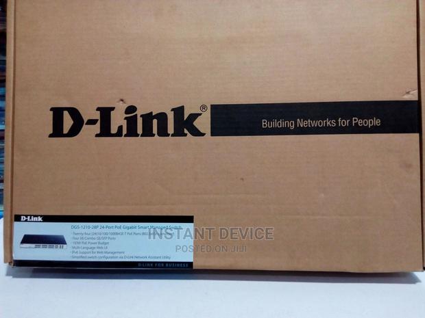 Dlink 24port Poe Gigabit Smart Managed Switch - main view