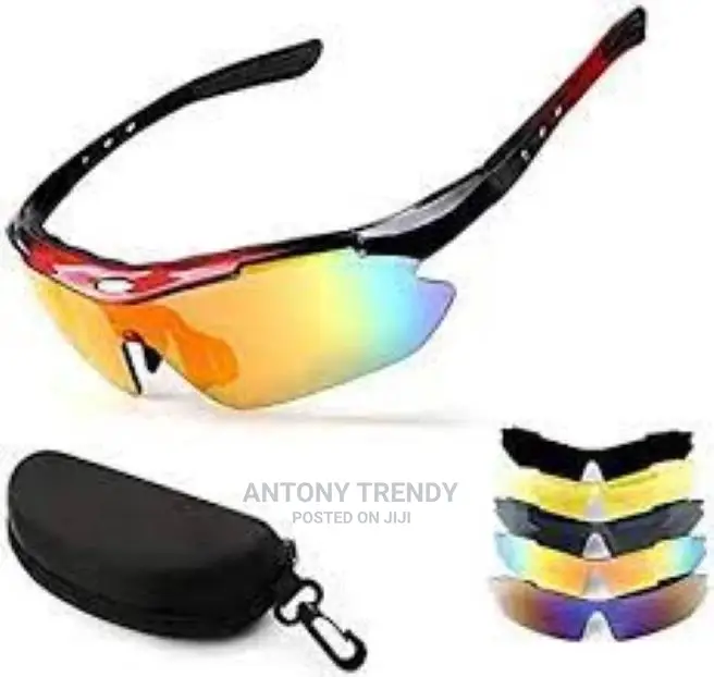 Runspeed Polarized Sports Sunglasses UV400 With 5 Interchang