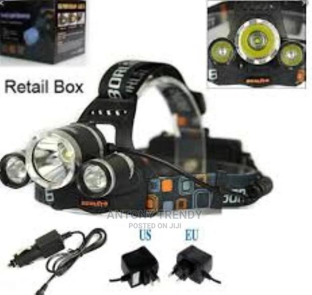3 LED 10,000 Lumen Tactical Headlamp