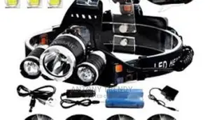 Light 9000lm 3X XML T6+2R5 LED Headlight Headlamp 18650 Tor