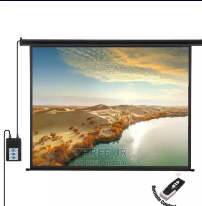 Electic Controlled Projection Screen 120x120inch