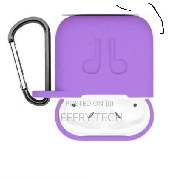 Silicone Case for Airpod 2 - Purple - thumbnail 2