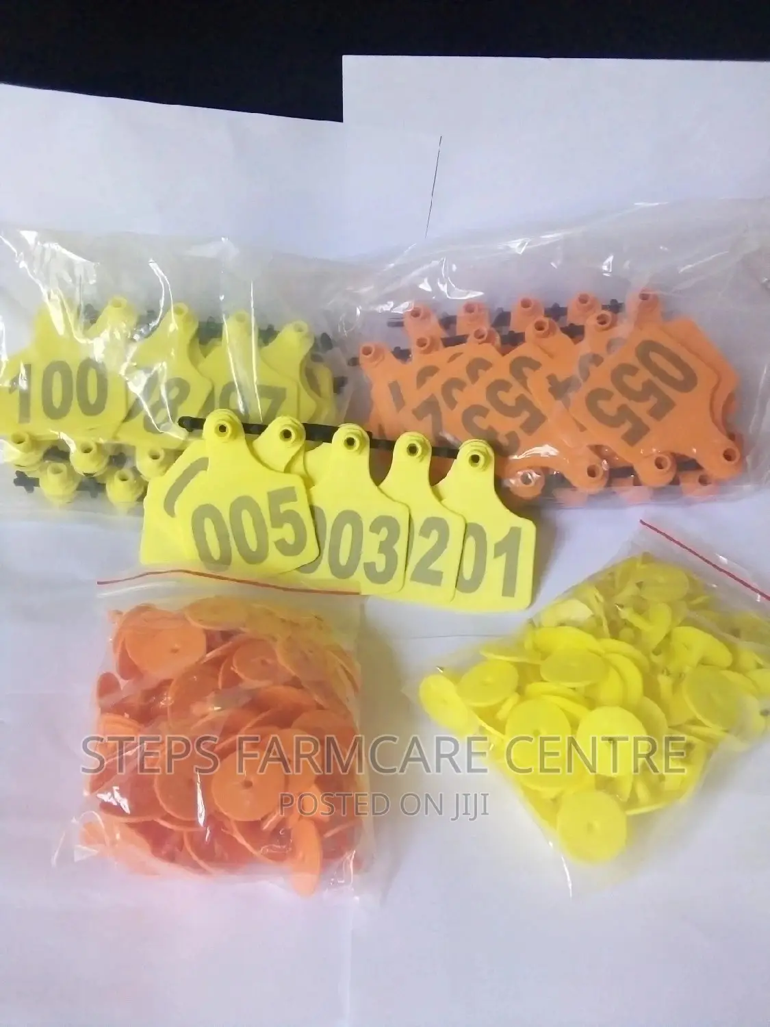 HOT DEAL 100-Pack Numbered Cows Ear Tags