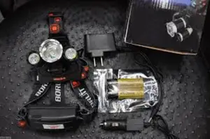 1 X 3*Cree Xm-L T6 LED Rechargeable Headlamp