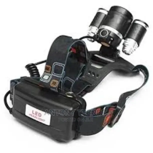 Head Light Headlamp 3x CREE T6 LED 18650 Light Charge
