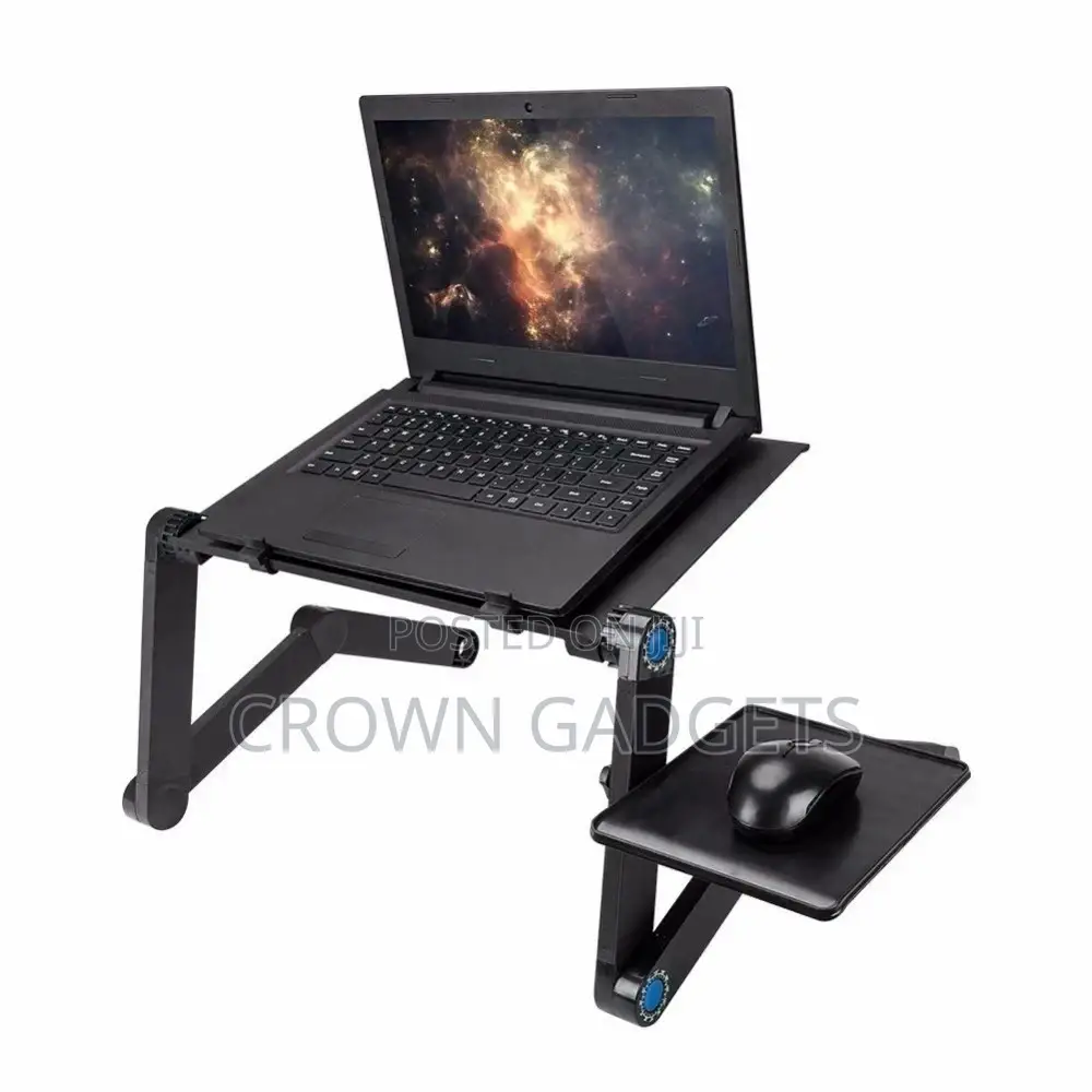Stand Adjustable Laptop Desk With Mouse Pad