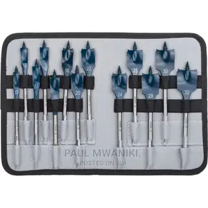 Bosch 13 Piece Self Cut Speed Flat Wood Drill Bit Set