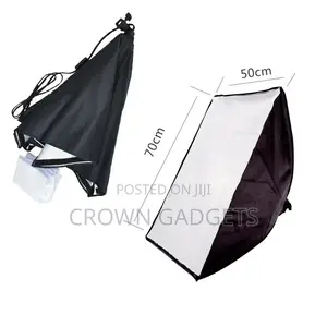 Photo Studio Softbox 50*70cm Diffuser 4 in 1 Socket E27 Lamp