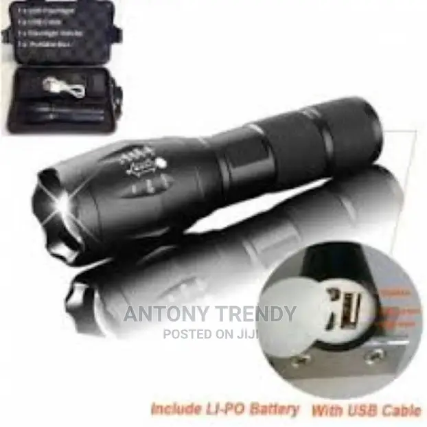 Amazing Torch XML-T6 LED Cold White Light Alibaba Flashlight