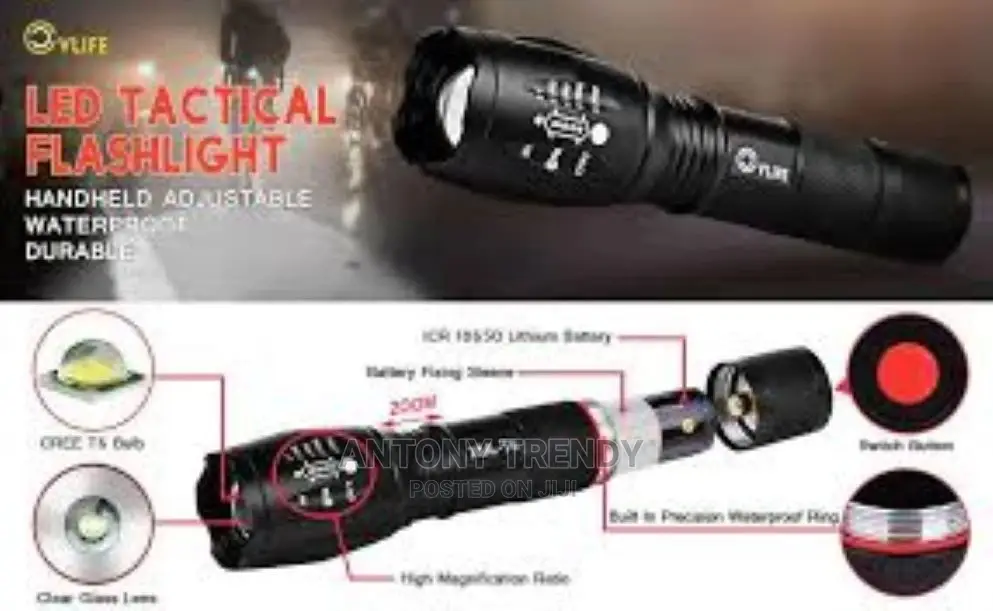 XML T6 High Quality Strong Light Flashlight Led Long Range R