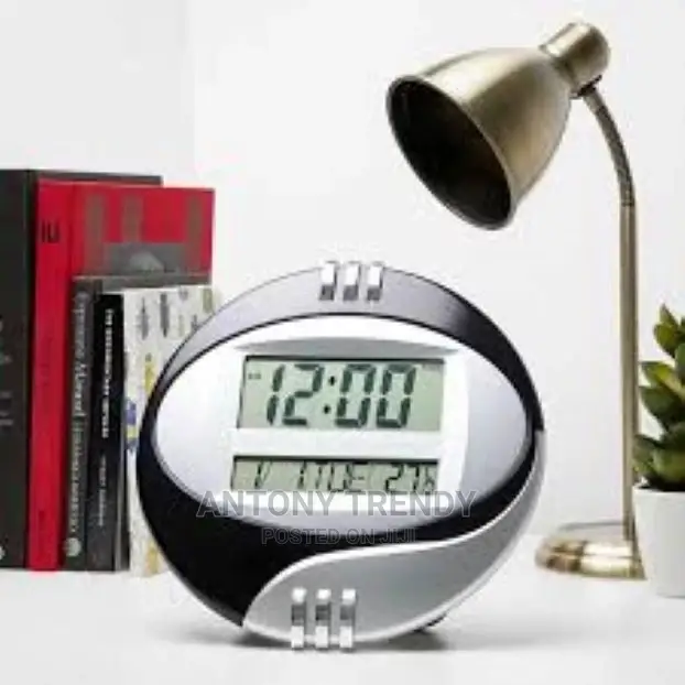 Kadio Lcd Digital Wall + Table Multifunctional Clock(Kd-3806