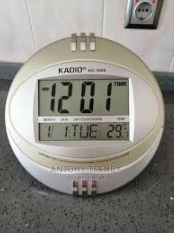 Plastic Kadio 3892 Digital Wall Clock