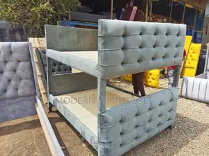 Double-Decker Bed,Tufted