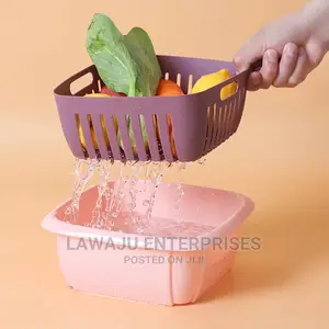 Double Layer Kitchen Container