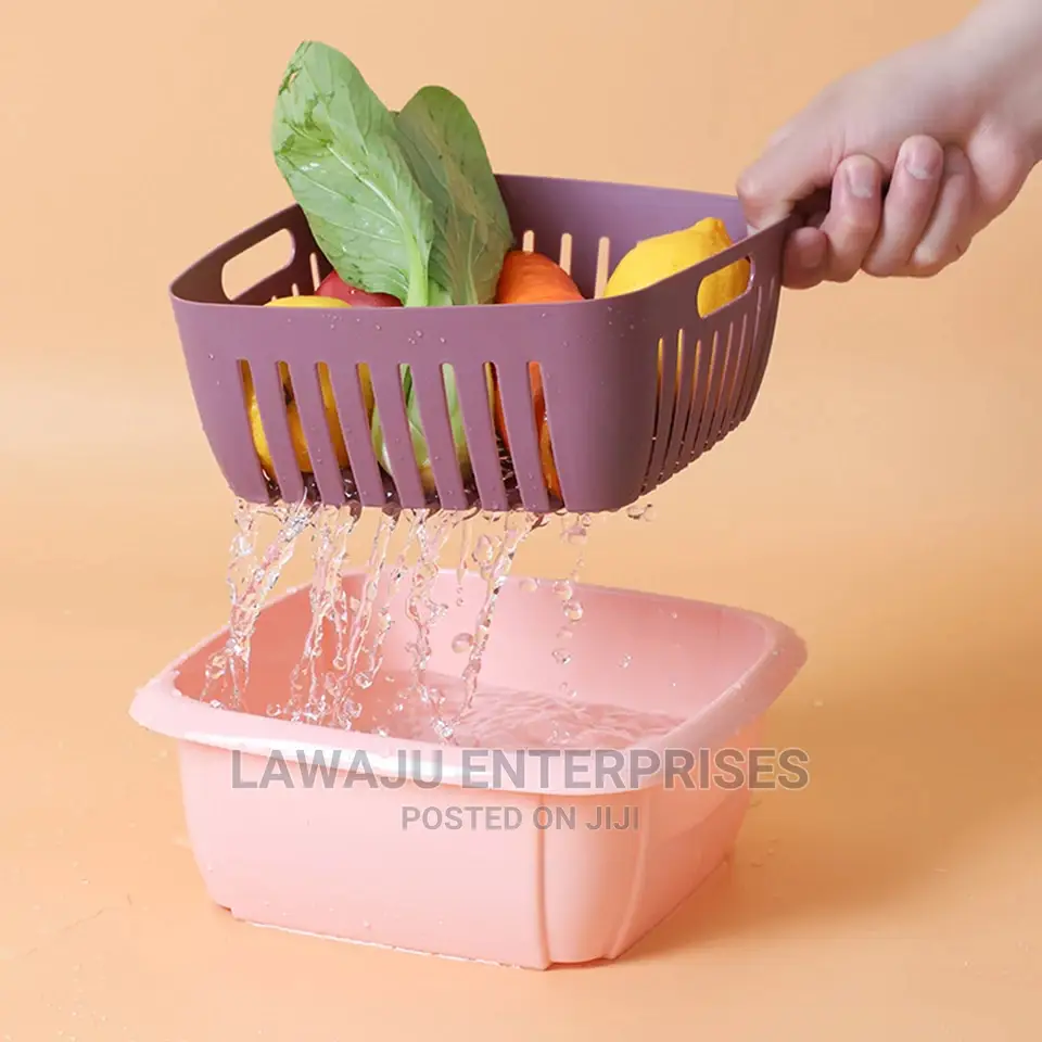 Double Layer Kitchen Container