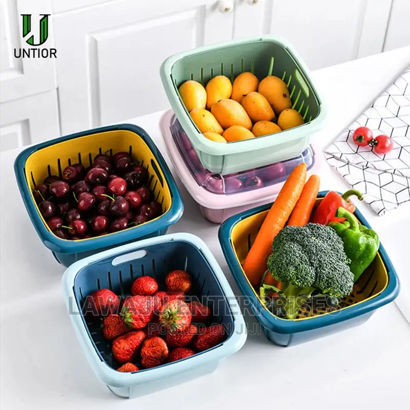 Double Layer Kitchen Container