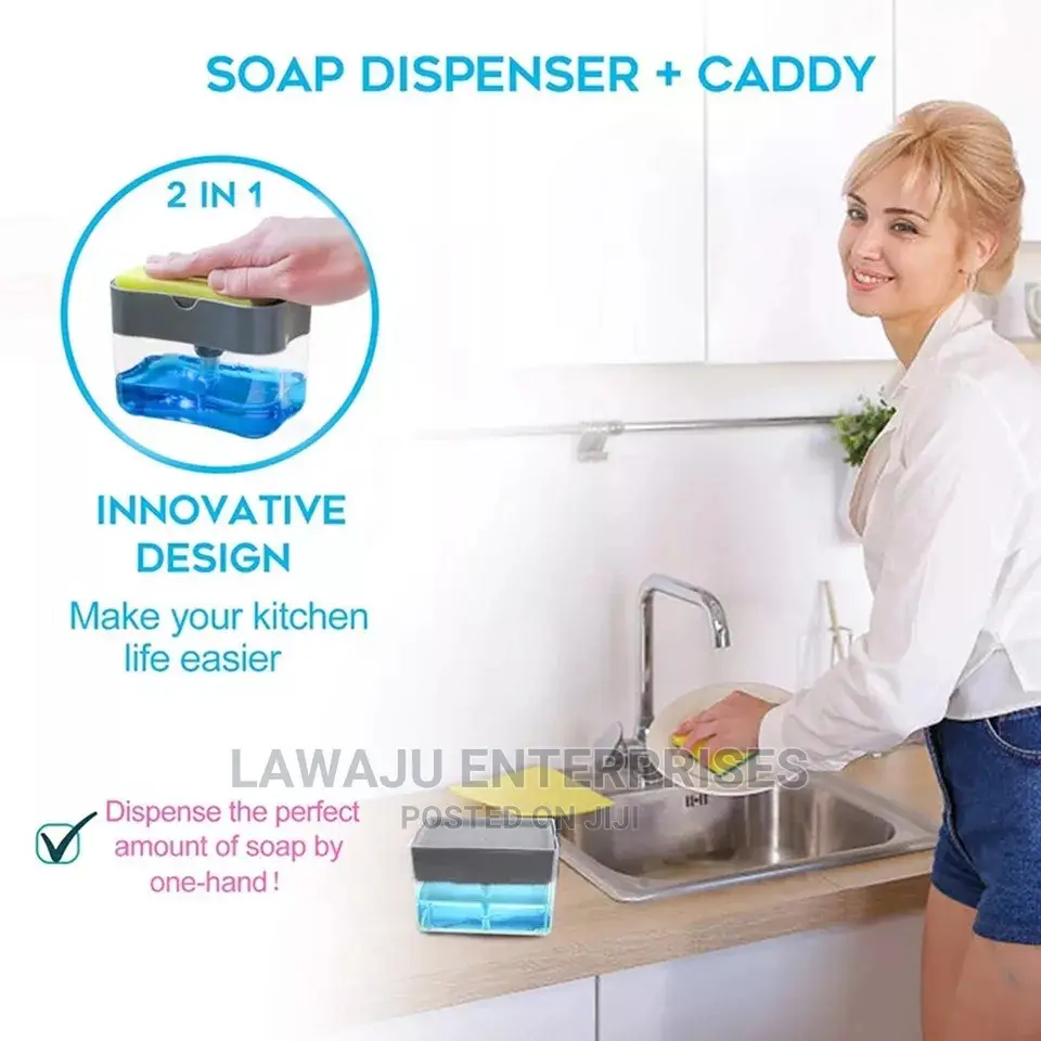 Soap Pump Sponge Caddy