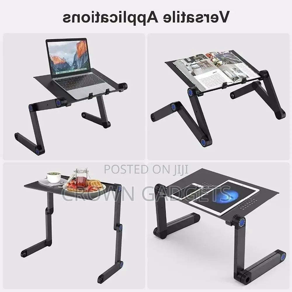 360 Degrees Adjustable Laptop Stand With Mouse Pad