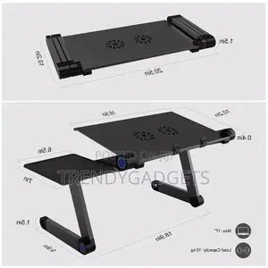 Laptop Stand Riser With Fan and Mouse Pad for Office Use