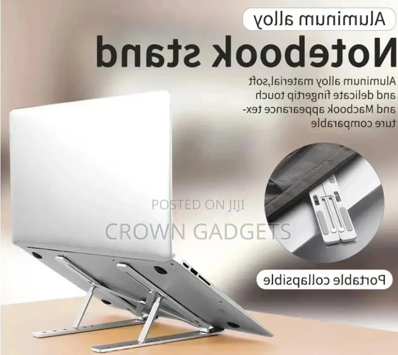 6 Angles Adjustable Aluminum Foldable Laptop Holder
