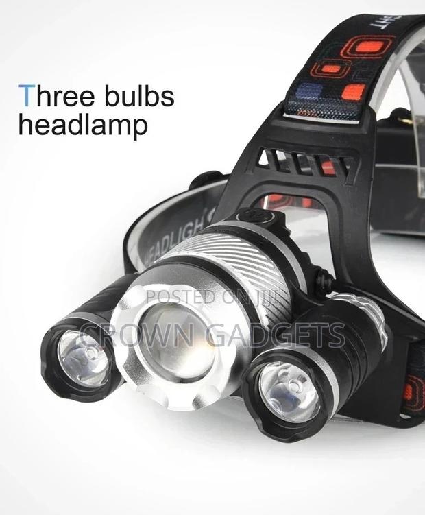 3X XML Zoom Cree T6 LED Headlamp for Mining - main view