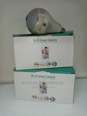 Panaromic Bulb Camera With Mem Slot WI-FI