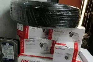 Five CCTV Camera Complete Cameras Sale Only