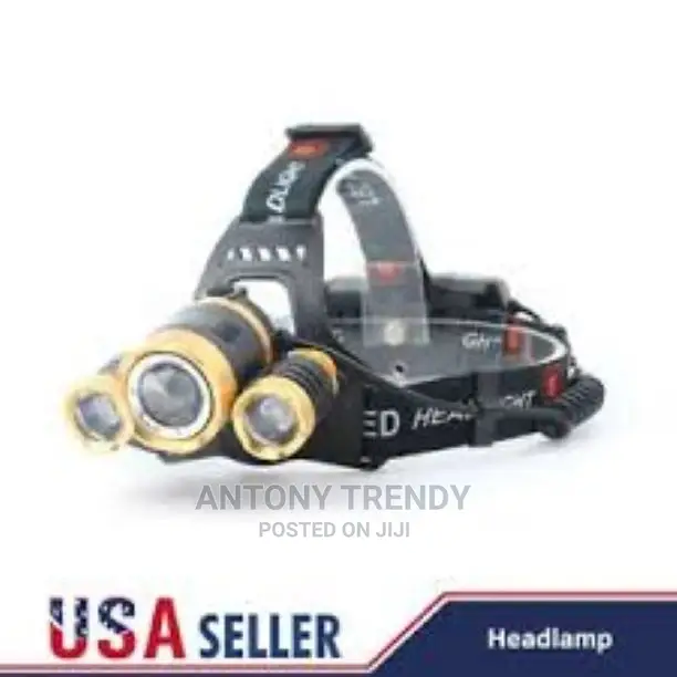 5000lumen LED Headlamp Siensync(Tm) 3X Cree Xm-L Xml T6 Supe