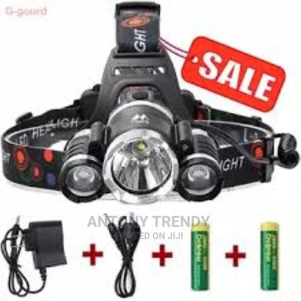 Headlamp USB Rechargeable IMPROVED LED, Ultra Bright CREE 50 - main view