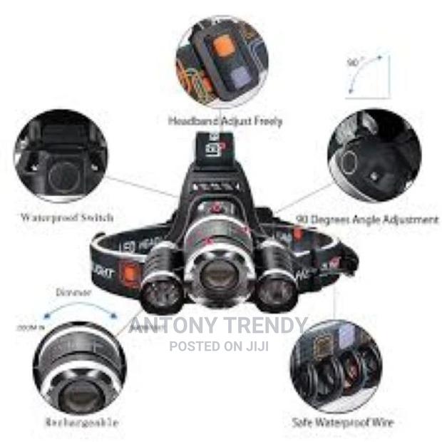 Brightest Rechargeable Headlamp 20000 Lumens, Waterproof Hea
