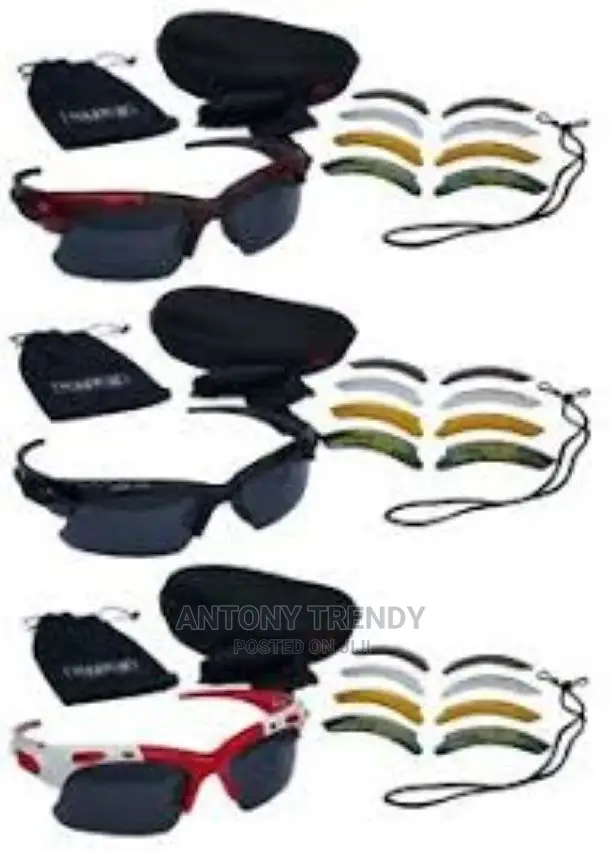 5 in 1 Hunting Sunglasses Sports Glasses 5 Various Interchan