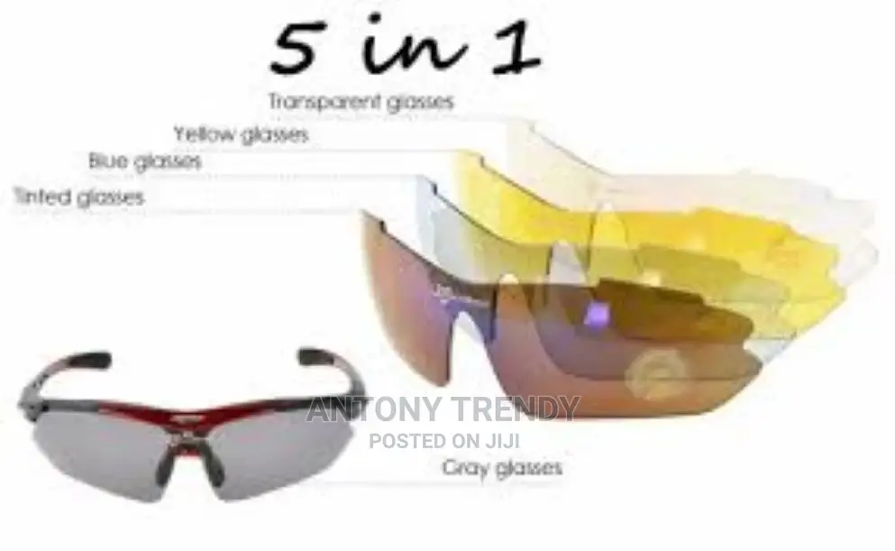 High Quality China 5 Lenses Clip on Sports Sunglasses Flip U
