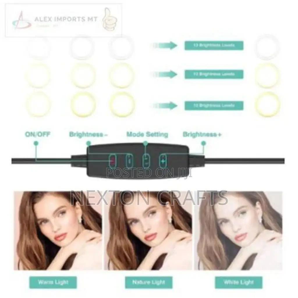 Ring Light Led 10 Inch 26cm With Tripod for Recording