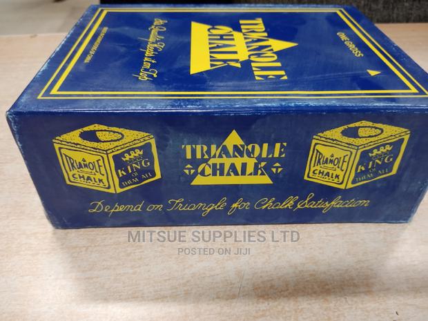 Triangle Pool Chalk Blue ( Box of 144) - thumbnail 5