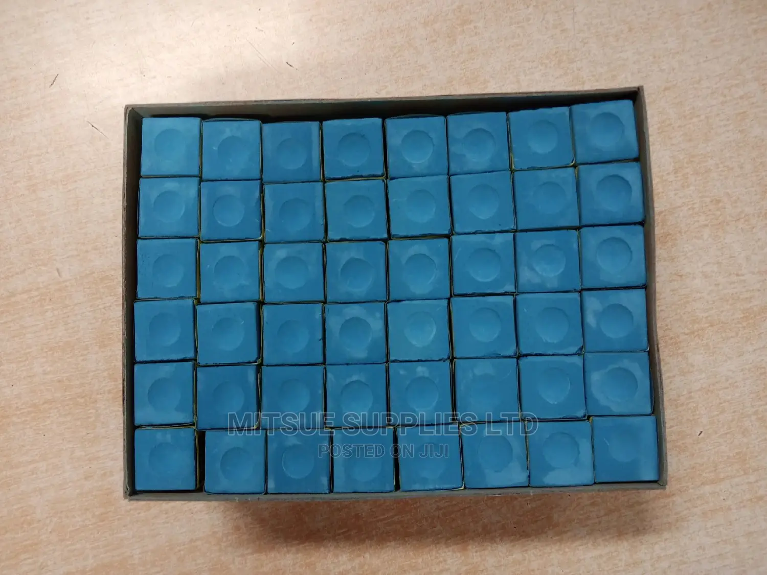 Triangle Pool Chalk Blue ( Box of 144)