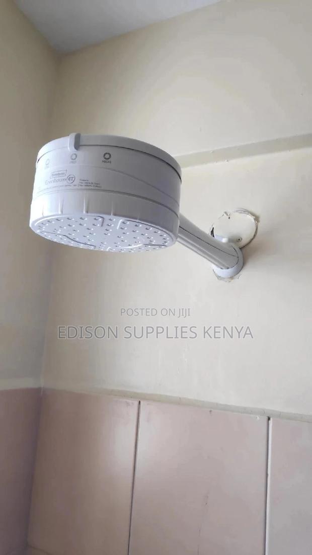 Shower Arm Plastic Pipe for Instant Shower White - main view