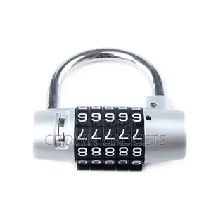 Waterproof Antirust Resettable 5 Digit Combo Lock