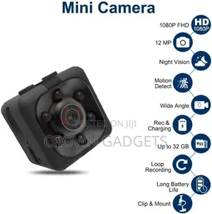 All Black Sq11 Mini Spy Camera