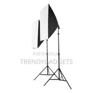E27 With Base 4 Lamp Holder Light Bulb Softbox Kit