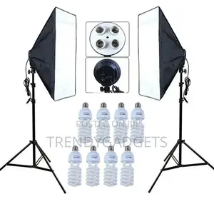E27 50x70cm Studio Softbox + 2m Tripod Mount