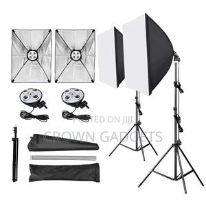 Softbox Studio Lighting Kit 4-Socket E27 With Stand - thumbnail 2
