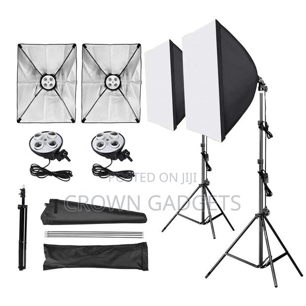 Softbox Studio Lighting Kit 4-Socket E27 With Stand - main view