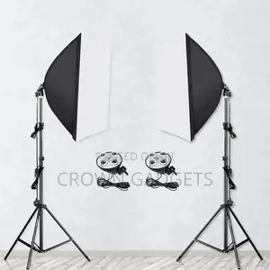 50x70cm Lighting Four Lamp Softbox Kit for Media